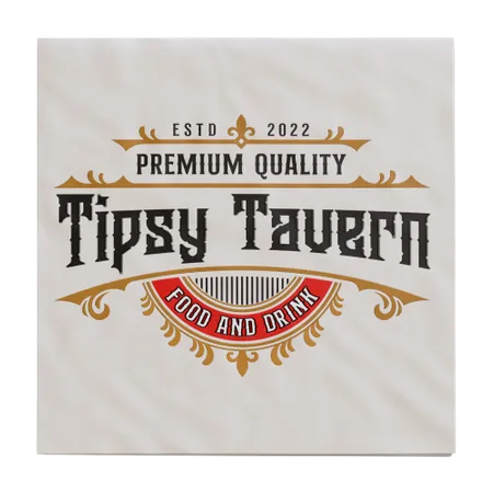 Custom Linen Beverage Napkin - Australia Promo Now