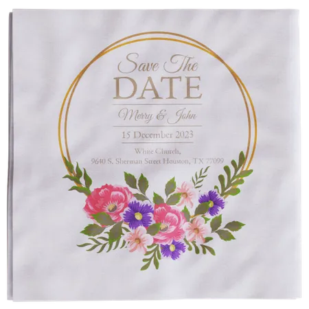 Custom Beverage Napkin - Australia Promo Now