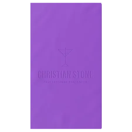 Custom Debossed Guest Towel Napkin - Australia Promo Now