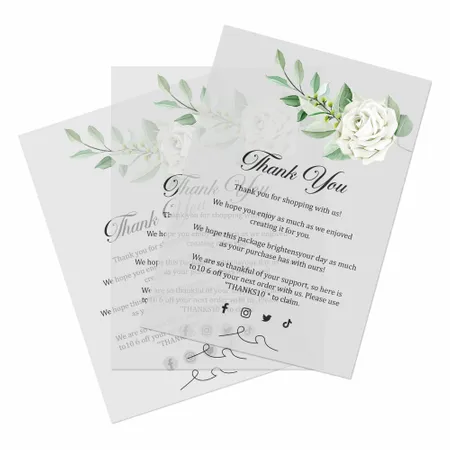 Transparent Cards - Australia Promo Now