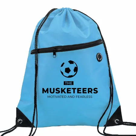 Zipper Drawstring Bag With Headphone Slots Zipper Drawstring Bag With Headphone Slots - Australia Promo Now