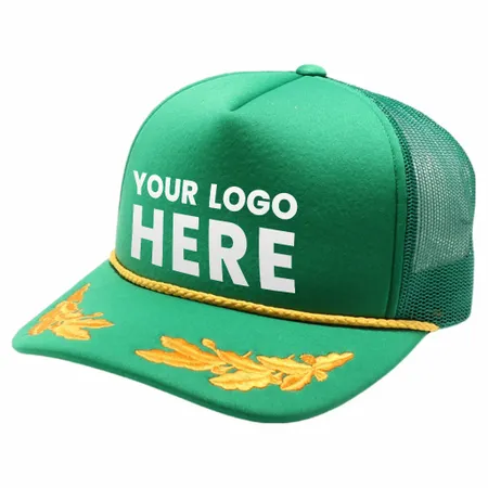 Pitbull Cambridge PB321 5 Panel Sponge Bay Leaf Hat - Australia Promo Now