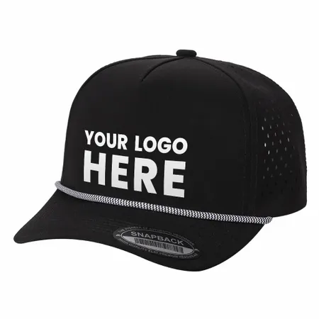 Unbranded 5 Panel Perforated Laser Mesh Rope Hat - Australia Promo Now