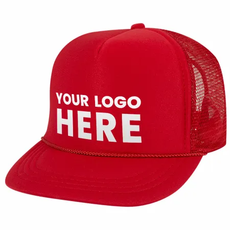 Otto 68-216 Youth Kids 5-Panel High Crown Foam Trucker Hat, Mesh Back - Australia Promo Now