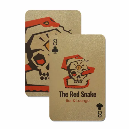 Gold Glitter Playing Cards - Australia Promo Now