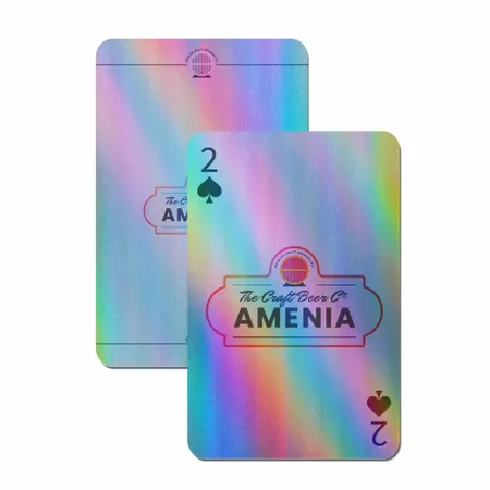 Holographic Silver Playing Cards - Australia Promo Now