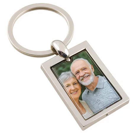 Spinning Square Metal Keychain - Australia Promo Now