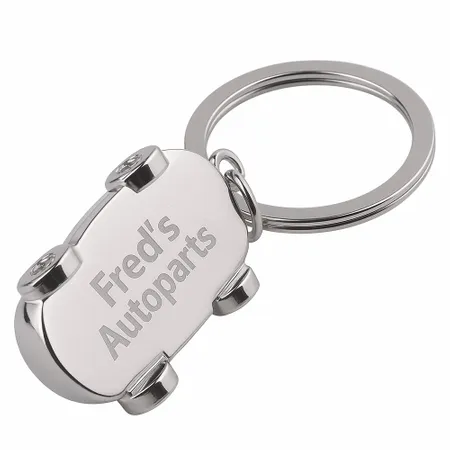 Intricate Car-shaped Metal Keychain - Australia Promo Now