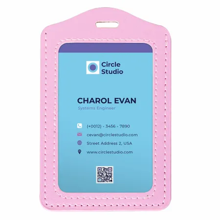 Custom PU Badge Holders - Australia Promo Now