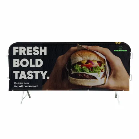 Crowd Barrier Covers - Australia Promo Now