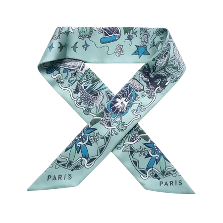 Silk Hair Tie Scarves - Australia Promo Now