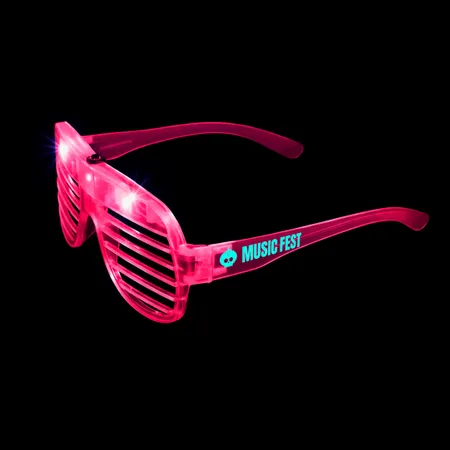 Light-Up LED Slotted Glasses - Australia Promo Now