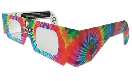 Paper 3D Fireworks Glasses - Australia Promo Now