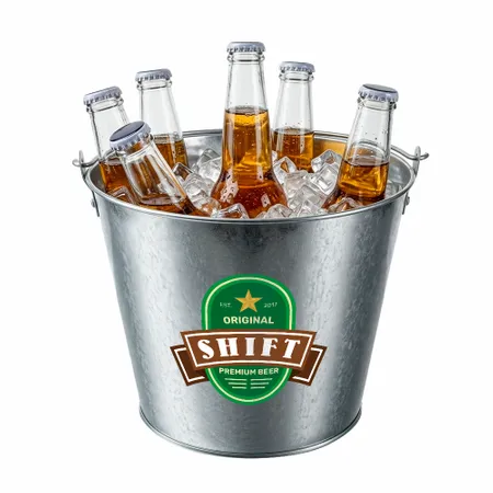 Tinplate Beer Buckets & Opener Combo - Australia Promo Now