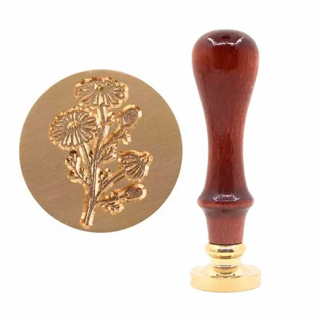 Beechwood Handle Wax Seal Stamps - Australia Promo Now