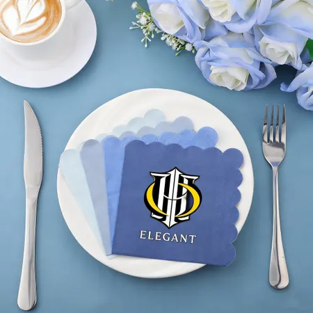 Scallop Beverage Napkins - Australia Promo Now