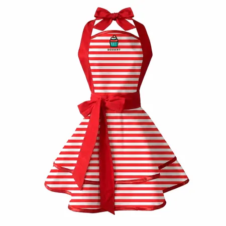 Classic Stripe Double Layer Cotton Aprons - Australia Promo Now