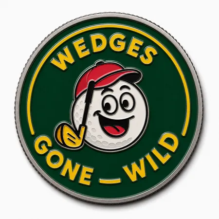 Hard Enamel Golf Ball Markers - Australia Promo Now