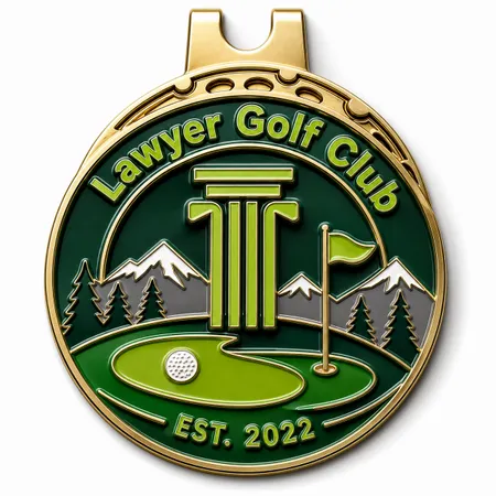 3D Ball Golf Marker with Hat Clips - Australia Promo Now