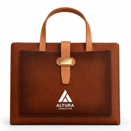 Leather Document Holders with Handle - Australia Promo Now
