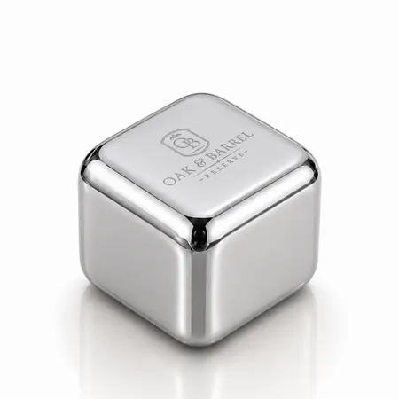 Silver Stainless Steel Ice Cubes - Australia Promo Now