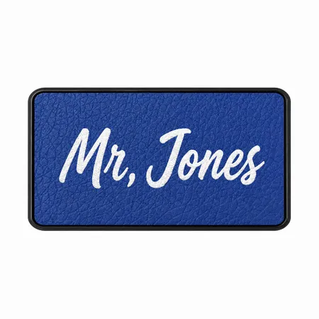 Leather Name Badges - Australia Promo Now