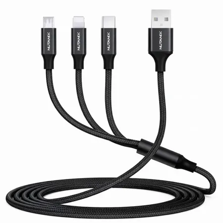 Nylon Braided 3-in-1 Charging Cables - Australia Promo Now