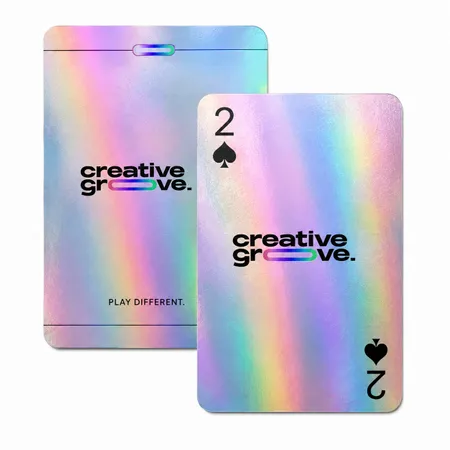 Holographic Silver Playing Cards - Australia Promo Now