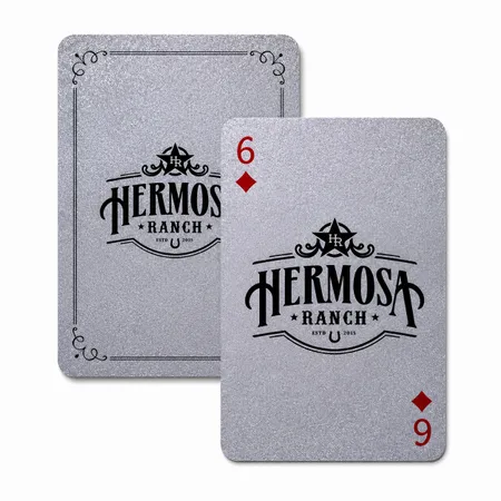 Silver Glitter Playing Cards - Australia Promo Now