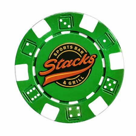 6 Stripe Custom Poker Chips - Australia Promo Now