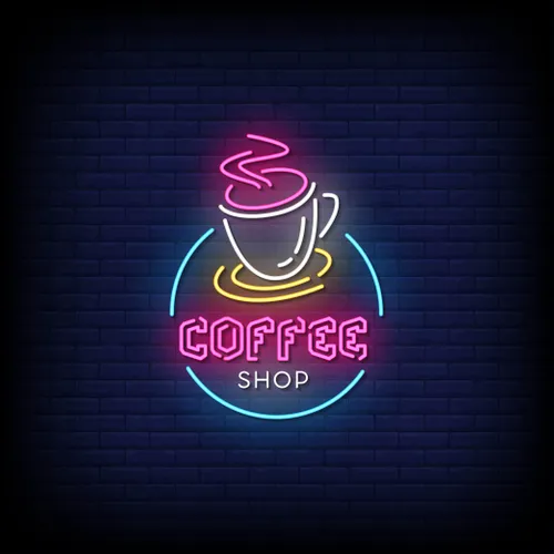 Coffee Shop Neon Sign - Australia Promo Now