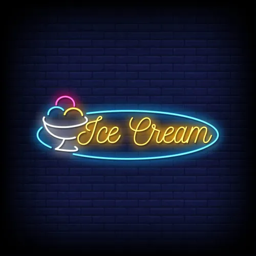 Ice Cream Shop Neon Sign - Australia Promo Now