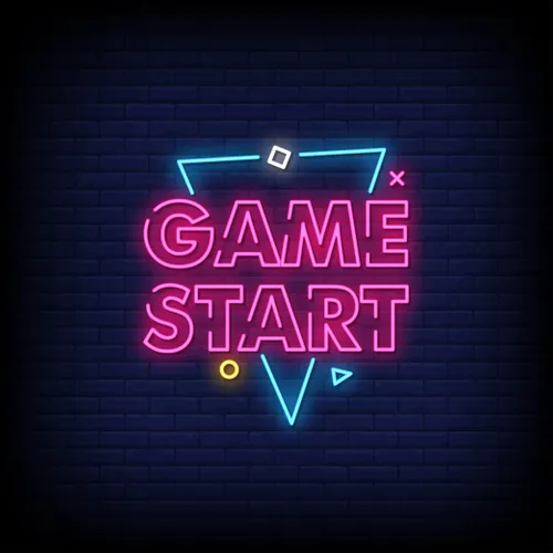Game Start Neon Sign - Australia Promo Now