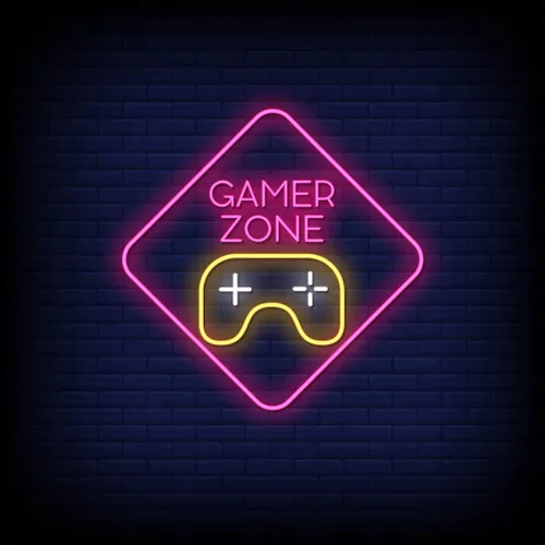 Gamer Zone Neon Sign - Australia Promo Now