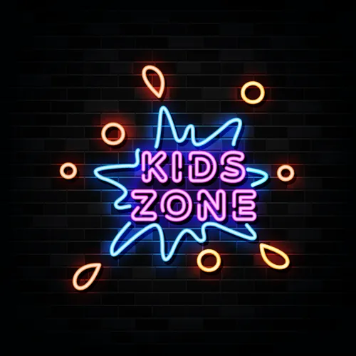 Kids Zone Neon Sign - Australia Promo Now