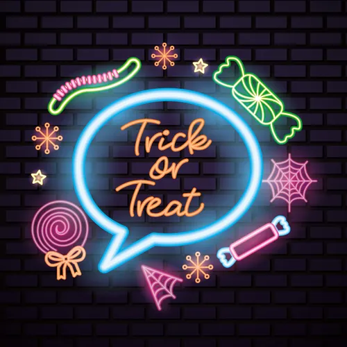 Cutie Trick Or Treat Neon Sign - Australia Promo Now