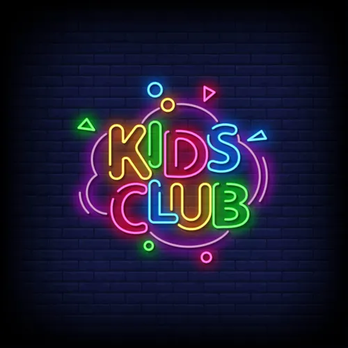 Kids Club Neon Sign - Australia Promo Now
