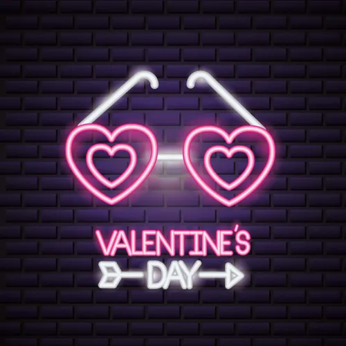 Valentines Day With Heart Sunglasses - Australia Promo Now