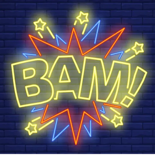 Bam Neon Sign - Australia Promo Now