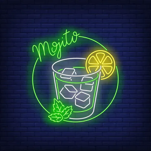 Mojito Drink Neon Sign - Australia Promo Now