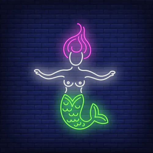 Mermaid Neon Sign - Australia Promo Now