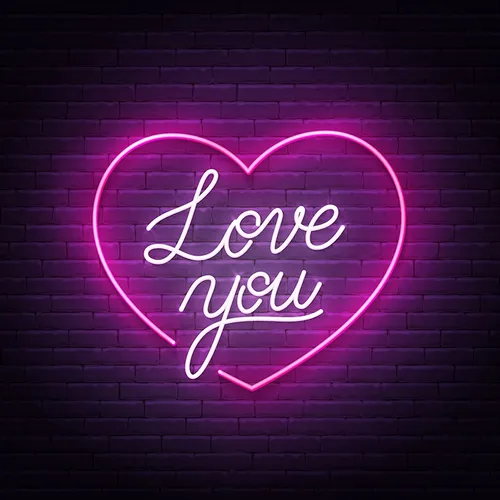Pink Love You Neon Sign - Australia Promo Now