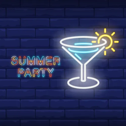 Summer Party Neon Sign - Australia Promo Now