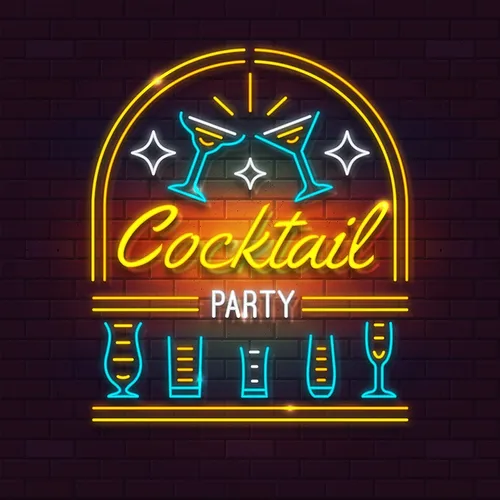 Cocktail Party Neon Sign - Australia Promo Now