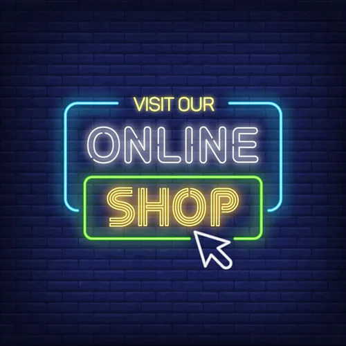 Online Shop Neon Sign - Australia Promo Now