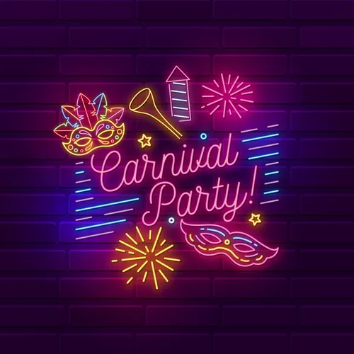 Carnival Party Neon Sign - Australia Promo Now
