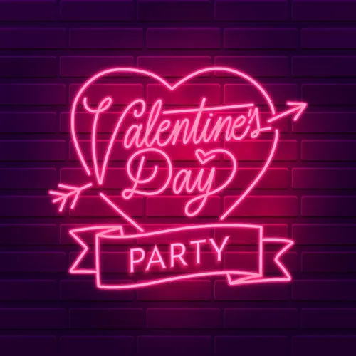 Valentines Day Party Neon Sign - Australia Promo Now