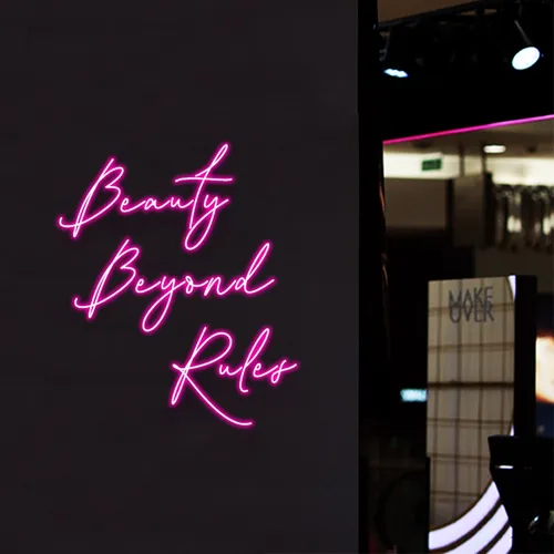 Beauty Beyond Rules Neon Sign - Australia Promo Now