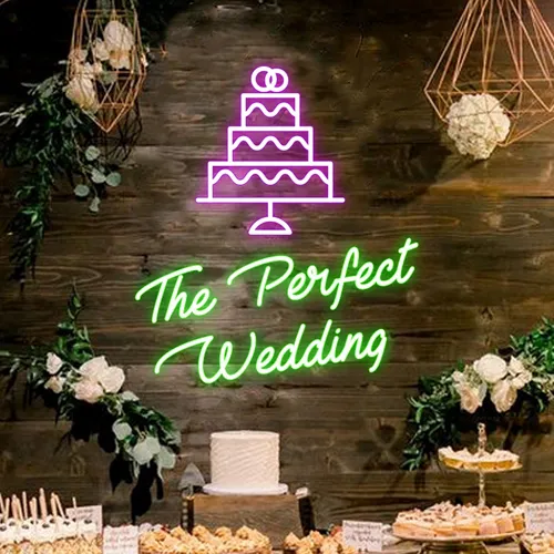 The Perfect Wedding Neon Sign - Australia Promo Now