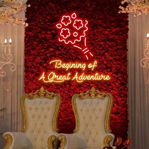 Beginning of a Great Adventure Neon Sign - Australia Promo Now